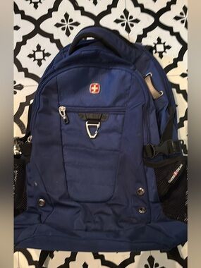 SwissGear Blue Men's Backpack with Organizational Pockets